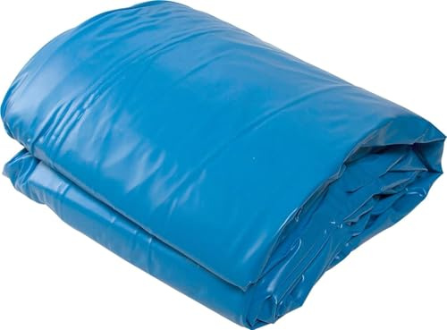 Gre SP358F - Liner per Piscina Rotonda, 350 x 130 (Diametro x Altezza), Sistema di Sovrapposizione, Colore Blu