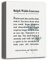 Leinwand-Wandkunst, Finish für jeden Tag, inspirierendes Zitat, Dekoration von Ralph Waldo Emerson, Gedicht, motivierende Leinwanddrucke, Poster, Dekoration unter, Größe 30.5x38.1 cm