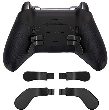 4 pezzi di ricambio per controller Xbox One Elite Series 2/Elite Series 1/Elite 2 Core Controller (nero)