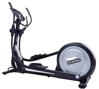 Atletica Eclipse Crosstrainer | Neues Heimtrainer Modell 2023 | Fitnessstudio Größe | Klappbar und trotz Seiner Größe kompakt verstaubar | Ellipsentrainer mit professionellem Heckantrieb