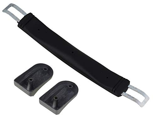 Luggage Case Handle Grip 225mm Total Length for Suitcase Box w/Metal End Cap and Screwdriver B016