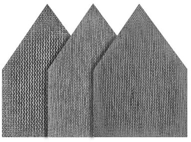Milwaukee M12 3.75 in. L X 3.625 in. W Aluminum Oxide Assorted Grit Sanding Sheet