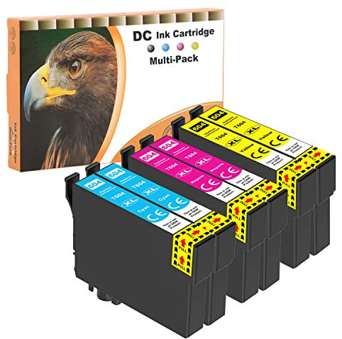 D&C 6X Druckerpatronen Kompatibel für Epson 604XL 604 XL für Epson Expression Home XP-2205 XP-2200 XP-3200 XP-3205 XP-4200 XP-4205 Workforce WF-2910 WF-2930 WF-2935 WF-2950