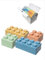 Zebrix XXL 50 Klemmbausteine Edition 4 Pastellfarben I 50 Große Soft Touch Bausteine Indoor und Outdoor I Für Babys & Kinder ab 6 Monaten I Made in Germany