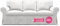 Bemz - Sofa Überzug kompatibel mit IKEA Ektorp - Sofabezug 3 Sitzer - Waschbarer 7-teiliger Couch Überzug - Ektorp Bezug 3er Sofa Cover - Couchbezug - Sofaschoner rutschfest - weiß