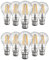 paul russells LED Filament GLS – Dimmable Bayonet Cap Fittings B22 Lightbulbs, 7Watt 806 Lumens Classic A60 LED Bulbs, 60w Equivalent, 2700K Warm White Dimmer BC Energy Saving Lamps, Pack of 10