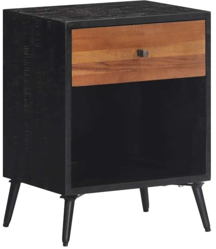 vidaXL Nachttisch 40x30x50 cm Massivholz Teak