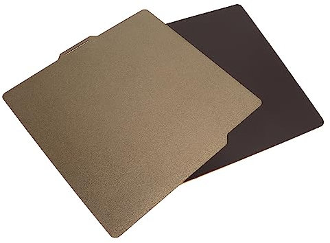 Bonbela 3D Printer Build Plate PEI Spring Steel Double Sided Platform 257x257mm for Bambu 3D Printer Platfor (With Magnetic Board)