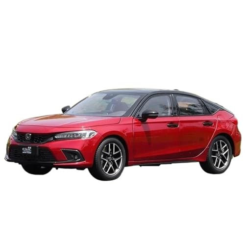 EMRGAZQD Motorfahrzeuge Replika Auto 1/18 2023 Für Honda Civic Sport Legierung Auto Modell Diecast Sammeln Souvenir Ornamente Autos Originalgetreue Nachbildung