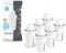 Standard Water Filter Cartridges, Compatible with Dafi, Brita® Standard Filters, Classic OB03, Everyday, UltraMax, Metro+, XL, Mavea® & More. NSF Certified, 6-Pack
