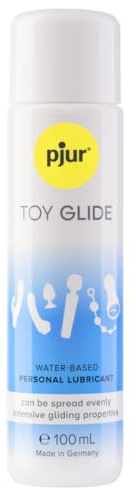pjur Toy Glide (100ml) - Your Water-Based Personal Lubricant for Sex Toys and masturbators - Long-Lasting Lubrication