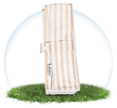 Hinzling Wickelunterlage für Unterwegs - Boho Lines - Abwaschbare, Schadstofffreie, Nachhaltige und Moderne Unterlage - Must-Have Baby Reise Zubehör