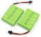 XMECZQQ NiMH Akku 6V 2400mAh, 2 Backup RC Batterien mit SM Stecker, passend für Fernsteuerungsspielzeug wie ferngesteuerte Autos, ferngesteuerte Ingenieurfahrzeuge, ferngesteuerte Roboter, etc.