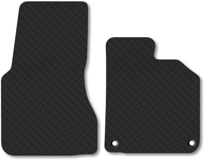 Smart Fortwo (2014-2021) 5mm Rubber Car Mats | Heavy Duty Rubber Tailored Fit Floor Mats Full Coverage Durable Waterproof Accessories Easy Clean Anti Slip Made in the UK