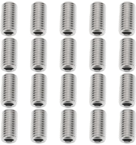 OTOTEC Gewindestifte für Türgriffe, Leuchtkörper-Reparatur, 304 Edelstahl, 1/4-28 x 1/2 Zoll, 30 Stück