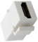 QIYUDUOLA Keystones Jackes - Acoplador adaptador hembra a hembra para placa de pared y vídeo 4K