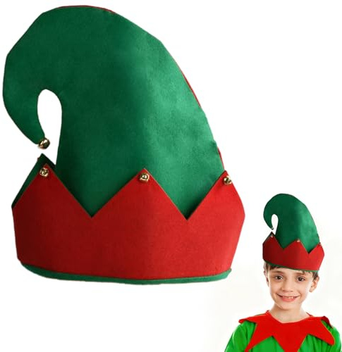 YUYWWAN Wichtel Mütze Elfenmütze Weihnachten Elfenmütze Unisex, Mütze, für Weihnachtsfeiern, Cosplay, Kostümfeste,Party