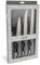 Sanelli Linea Skin Confezione coltelli Professionali Chef 4 pz, Acciaio Inox