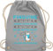 Shirtracer Turnbeutel Rucksack - Sprüche Statement mit Spruch - Omg! Ich bin ein Pinguin! - Unisize - Hellgrau - gym bag turnsackerl sportbeutel aus stoff baumwollbeutel uni baumwolle kordel beutel