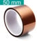 Youmile 5 Größe 5mm 10mm 20mm 30mm 50mm 30m / 100ft BGA Hochtemperatur-Film Hitzebeständiges Polyimid-Kapton-Band Gold, das klebrig ist