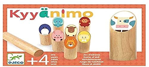 DJECO Wurfspiel KYYÄNIMO 9-teilig aus Holz