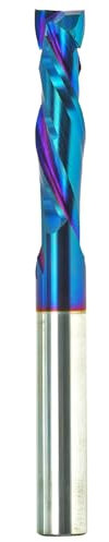 Jiiolioa F2132 CNC Router Bits Up&Down Cut Solid Carbide Compression End Mill 1/4 Shank for Side milling, end milling, Finish Machining