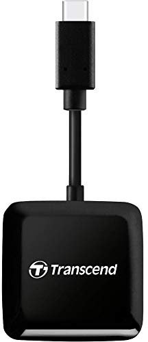 Transcend TS-RDC3 Multi-Function USB 3.2 Gen 1 Card Reader, black