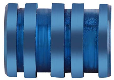 VGEBY Messer Anhänger, TC4 Titanlegierung Messer Perlen Anhänger für Outdoor Lanyard Paracord Fallschirmschnur Größe(Blau)