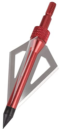 NIKA ARCHERY 12 Stück Pfeilspitzen 100 Körner Jagdspitzen für Carbonpfeile, Armbrüste, Aluminiumpfeile und Glasfaserpfeile Outdoor Bogenschießen Jagd