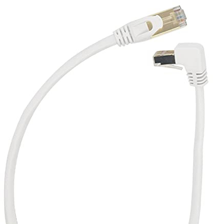 RHCXCYTJ Cat6 Ethernet Cable 90 Degree Downward Right Angle, Cat 6 Right Angle Ethernet Cable 24 AWG Cat6 Network Cable for Router,Modem,Printer,Etc.