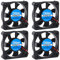 Diitao 4PCS 5010 Cooling Fan,DC 5V 0.08A Silent Quiet DC Brushless Cooling Fan 50x50x10mm 3D Printer Cooling Fans with 2Pin Wire Oil Bearing Fan Computer Fan CPU Cooler 7 Blades (DC 12V)
