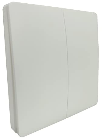 LED ATOMANT Kabelloser Schalter, selbstbetrieben, RF 433 MHz, keine Kabel oder Batterien, intelligenter Dimmer IP67 (2-Wege-Druckknopf).
