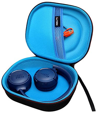 L LTGEM Hard Case for JBL LIVE 770NC, 660NC, 670NC or JBL Tune 510BT, 520BT, 570BT, 720BT, 710BT, 670NC, 770NC, 760NC, Folding Headphone - Portable Travel Bag (Case Only) - Light Blue