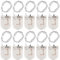 AEDIKO 10pcs CR2032 Battery Holder 1x 3V Coin Cell Battery Socket Holder Case Box with Wire Lead ON-OFF Switch (Transparent)