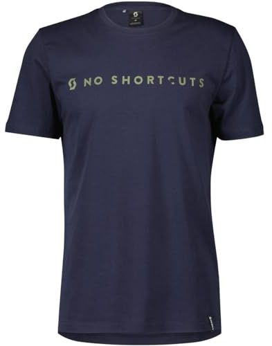 SCOTT T-Shirt No Shortcuts Blau Gr. S
