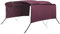 QUARKZMAN 1 Juego 600D 4 Arco 8'l X 91-96 W Toldo Bimini Cubierta Lona Roja