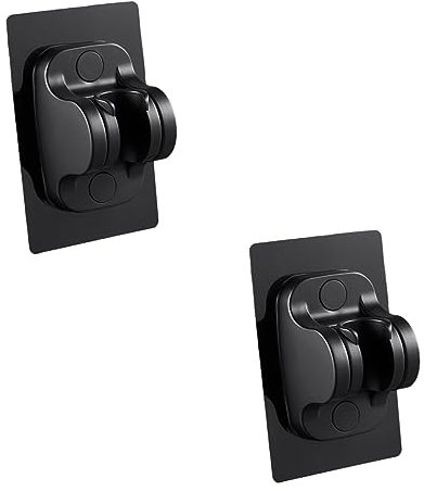DOITOOL 2pièces Support De Et Étanche Fixation Murale Sans Perçage Pour Douchette Base Multifonctionnelle Matériaux