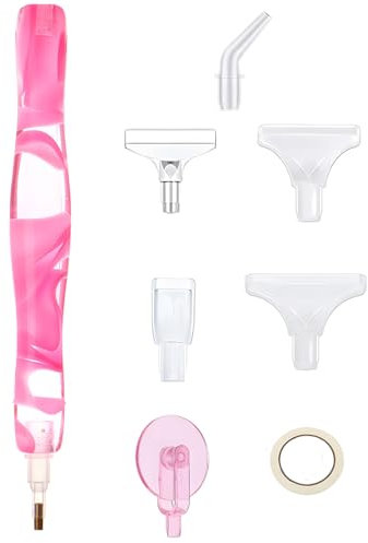 KXUSW Diamond Painting Accessoires, Accessoires Diamond Painting, Stylo Diamond Painting, Stylos de Peinture Diamant Bricolage 5D, Accessoires Stylo Diamond Art Painting avec 1 Ensemble