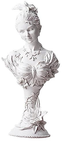 IMIKEYA Statue Der Garten Göttin Griechische Göttin Figur Dekorationen Für Zu Hause Klassische Retro-göttinfigur Artemis Wohnkultur Weiß Frau Griechische Mythologie Harz Europäischer Stil