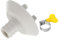 PATIKIL Conector de Manguera de Desagüe para Aire Acondicionado de 25mm, 1 Pieza Conector Universal con Abrazadera, Estilo Blanco 3