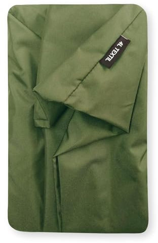 4L Textil Koko Wasserabweisendes Hundebett große Hunde Hundekorb Bezug abnehmbar und waschbar Hundekissen Hundekörbchen Beige (120x100 cm, Grün(Ersatzbezug))