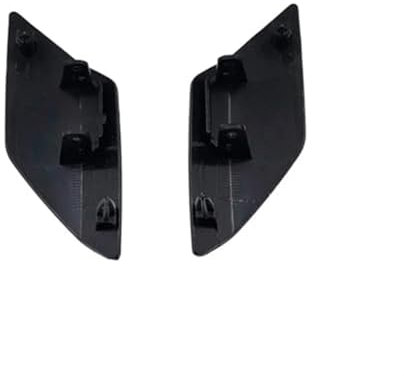 XUBOR 1PC Frontscheinwerfer-Lampenwaschabdeckung, for VW, for Golf, MK6 6 2009-2013 5K0955109C 5K0955110C Grundierte Sprühdüse Jet Cap Zubehör Abdeckung für Scheinwerferwaschanlage(Black Right)