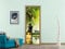 FLFK Paysage de Bambou Vert Autocollant Porte Affiche 3D pour Cuisine Chambre Salle de Bain Auto-adhésif Amovible Murale Décoration 85X215cm