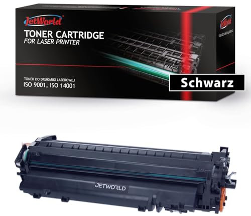 JetWorld Toner Ersatz HP 05X CE505X Schwarz für Laserjet P2053d, P2053dn, P2053x, P2054d, P2054dn, P2054x, P2055, P2055d, P2055dn 7000 Seiten je Tonerkartusche, Hochwertiger Druck