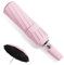 MPXEAVG Grand Parapluie, Parapluie Pliant Solide à 60 Baleines, Parapluie Noir, Parapluie Automatique, Parapluie Resistant vent Fort, Ouverture et Fermeture Automatiques (Rose)