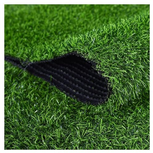 GAOBINGB Artificial Grass Roll, 1 * 3M 3x3m Army Green Artificial Grass Turf Rug with Natural Looking Carpet,20mm Height Super Dense Synthetic Fake Grass Rug Mat,Anti-Fading and UV Resistant(1.5x3m)