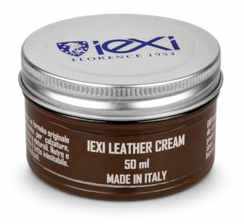 Crème de Cirage - Lustrante pour Chaussures en Cuir Véritable - Made in Italy - Soin Intensif et Professionnel - Crème Nourrissante et Ravivante 50 ml – Entretien, Protection et Brillance du Cuir