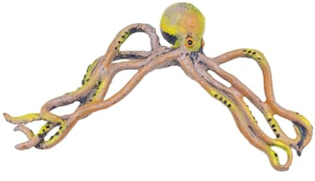 Ujjdwiurgh 1 PCS Resin Photo Frame Octopus Resin Sculptures Octopus Door Corner Decoration Wall