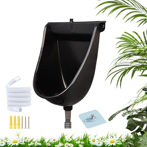 Toilette Für Die Wandmontage Mit Spülung Und Urinseparator | Urinal Für Männer Für Den Einsatz Im Außenbereich, Im Wohnheim, Im Garten, Im Wohnmobil, In Der Wohnung, Für Vater, Freund,