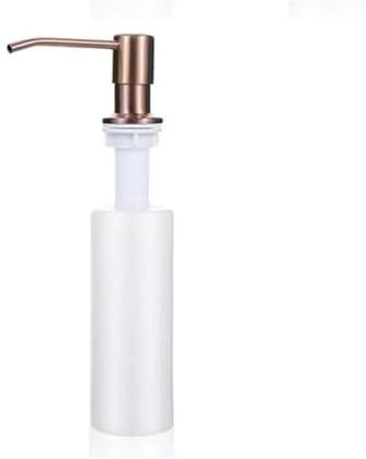 ByNGSDCC Distributeur de Savon for lavabo, Flacon Rangement for Lotion, Liquide for Les Mains, Accessoires Salle Bain et Cuisine, en Acier Inoxydable(Rose Gold)